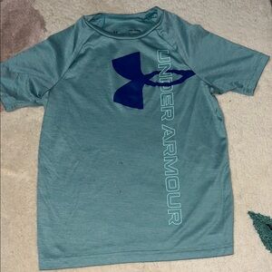 Under Armour Kids Short Sleeve Tee - Blue and Green